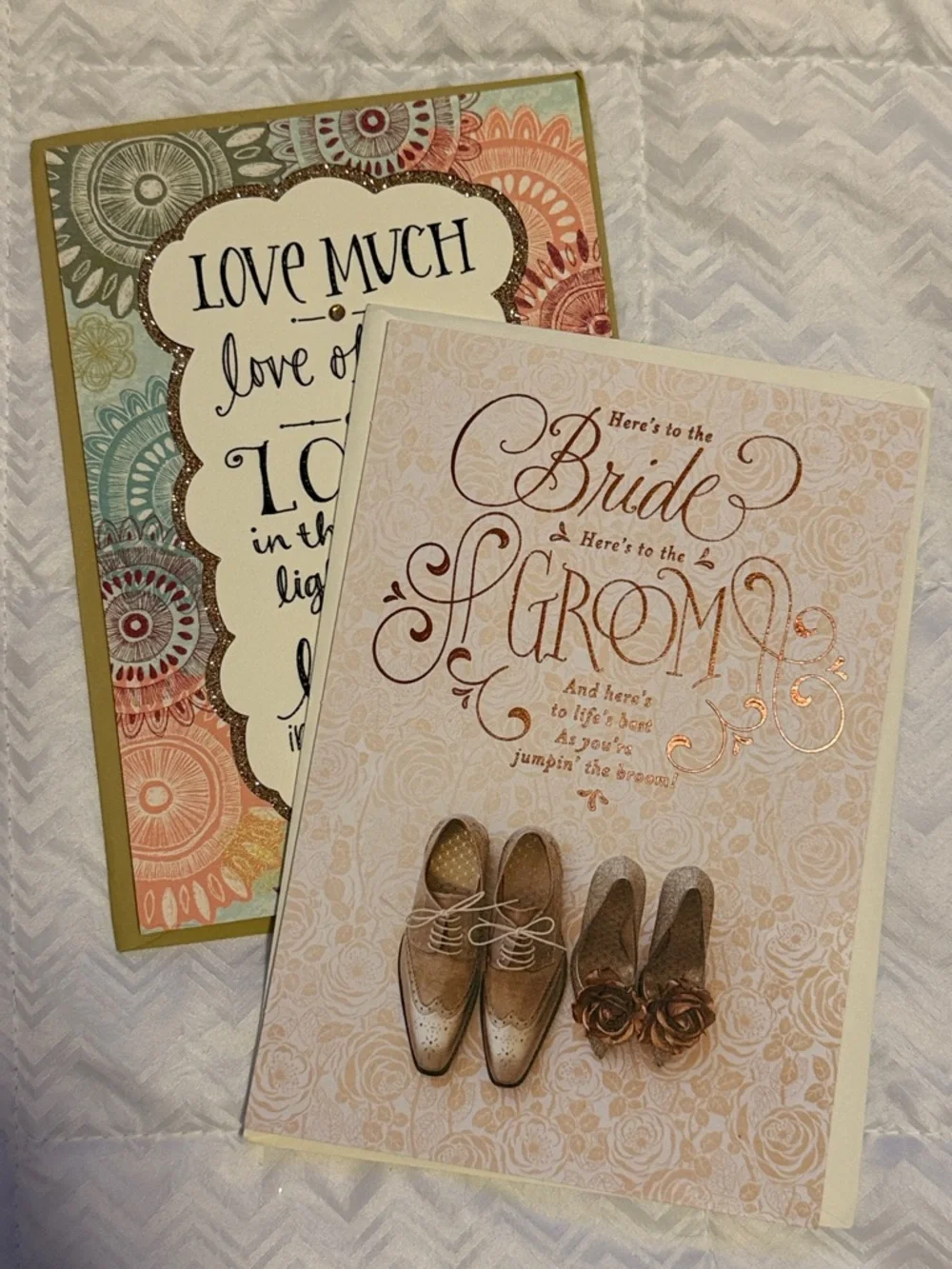 🌻 Bundle of 2 Hallmark Wedding Cards